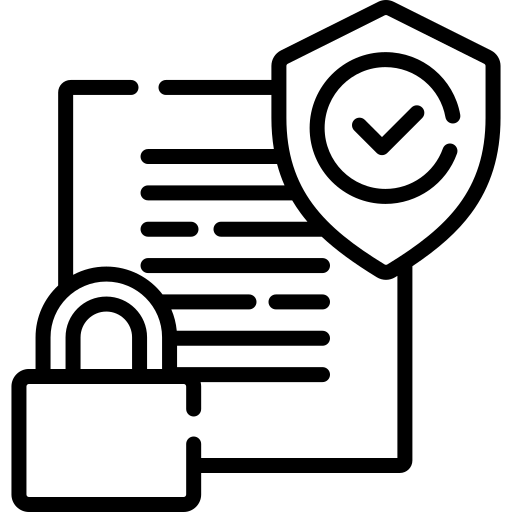 Security & Compliance Icon of Checklist With Padlock