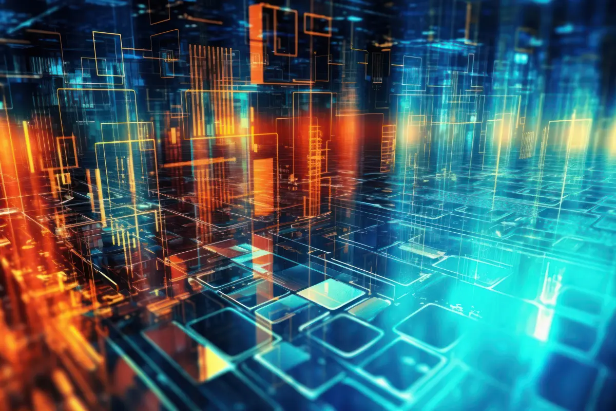 Virtualization Futuristic Picture Depicting Virtualization