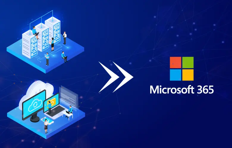 Microsoft 365 Support Picture Illustrating Migration to Microsoft 365