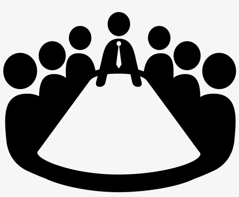 Executive-Level Expertise Icon of Board Meeting